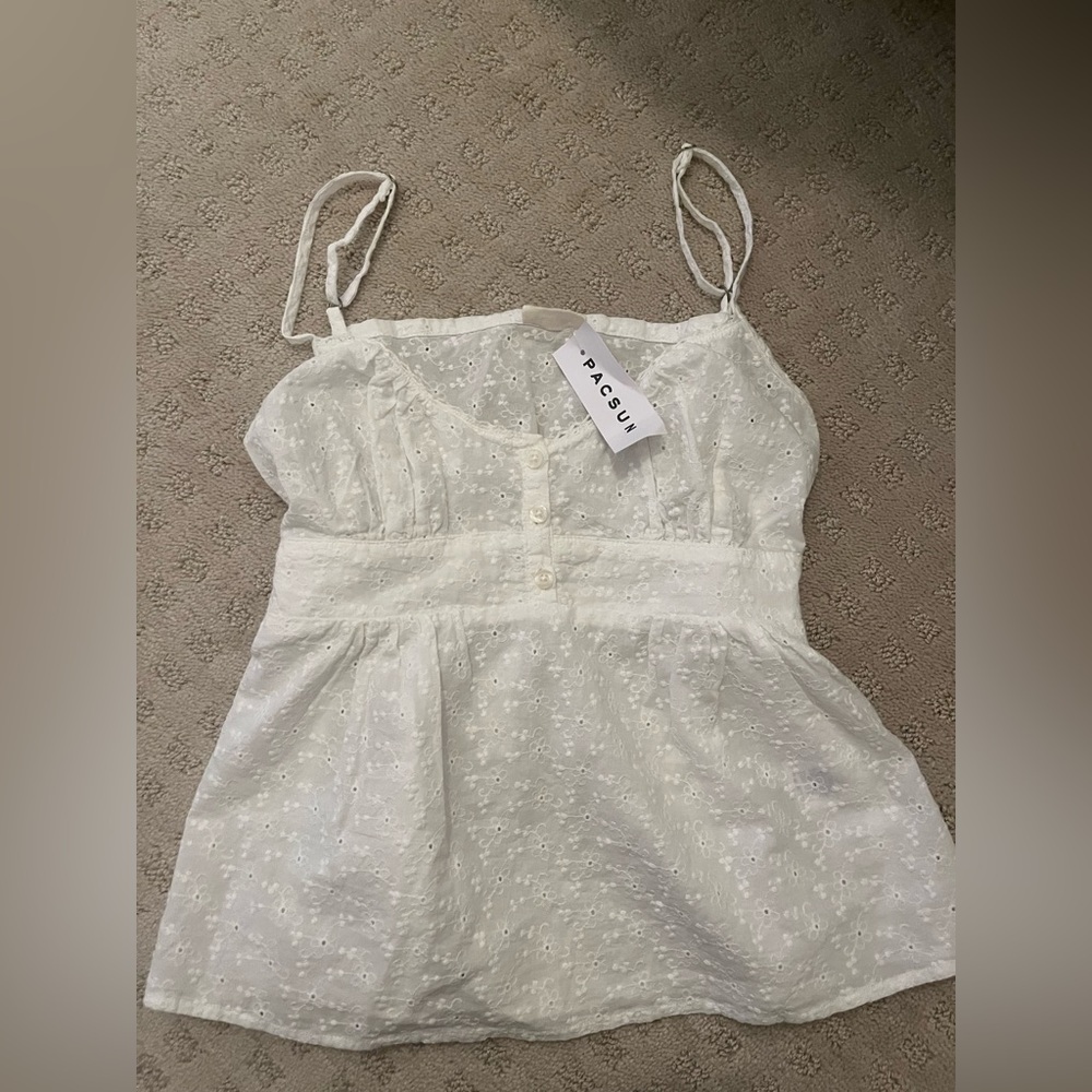 brandy melville babydoll tank top